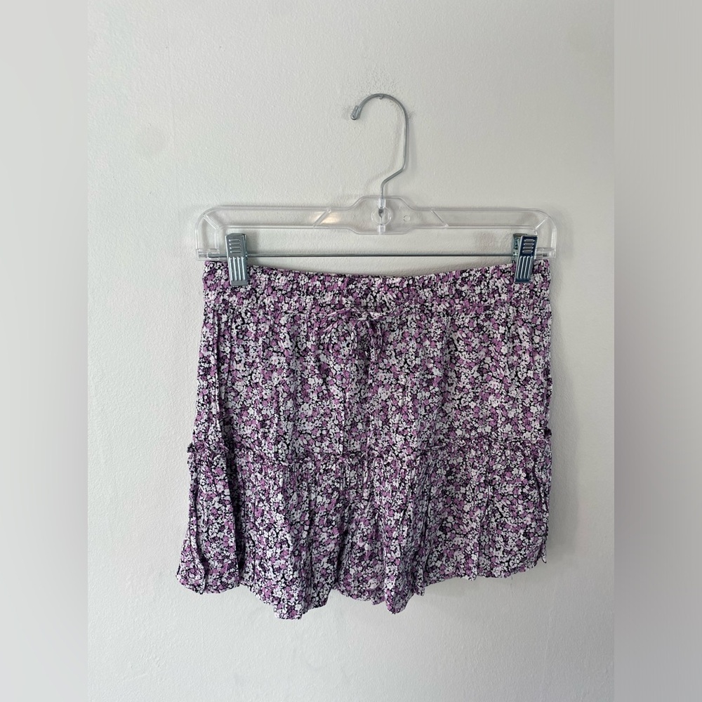 Zara Purple Floral Skort